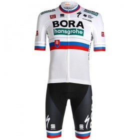 Set Fietsshirt + Korte Koersbroek 2021 BORA-hansgrohe N002